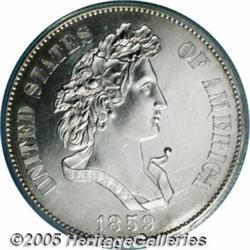 1859 P50C Half Dollar, Judd-239, Pollock-295, R.4