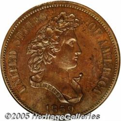 1859 P50C Half Dollar, Judd-240, Pollock-296, R.5