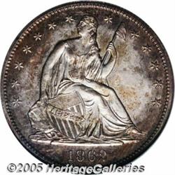 1862 50C Half Dollar, Judd-293, Pollock-351, R.5,