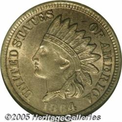 1864 One Cent, Judd-356b (unlisted in earlier edi