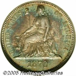 1870 10C Dime, Judd-826, Pollock-916, R.7. PR67 N