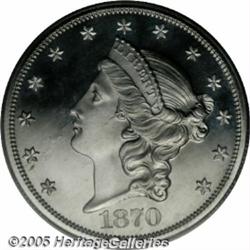 1870 $20 Twenty Dollar, Judd-1039, Pollock-1174, 