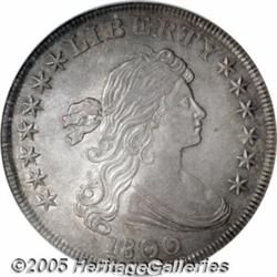 1800 $1 AU55 NGC. B-5, BB-189, High R.3. A scarce