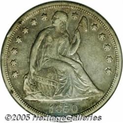 1850-O $1 XF45 NGC. Examples of the 1850-O dollar