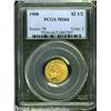 Image 3 : 1908 $2 1/2 MS64 PCGS. First year of the Indian H