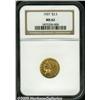 Image 1 : 1927 $2 1/2 MS62 NGC. The well struck, straw-gold