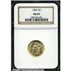 Image 3 : 1854 $3 MS65 NGC. An extraordinary example of thi