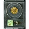 Image 4 : 1878 $3 MS61 PCGS. Deeply toned for a gold coin, 