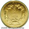 Image 2 : 1879 $3 MS61 PCGS. A popular, heavily hoarded, lo