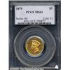 Image 3 : 1879 $3 MS61 PCGS. A popular, heavily hoarded, lo