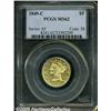 Image 3 : 1849-C $5 MS62 PCGS. Variety 12-F. Although only 