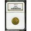Image 3 : 1852 $5 MS63 NGC. One of the more available issue