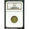 Image 3 : 1852-C $5 AU55 NGC. Variety 18-H. Although its or