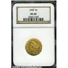 Image 1 : 1858 $5 MS60 NGC. A rare issue in all grades and 