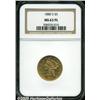 Image 1 : 1880-S $5 MS63 Prooflike NGC. A moderately lumino