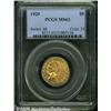 Image 3 : 1929 $5 MS63 PCGS. Extremely lustrous with splend