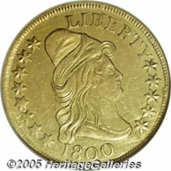 1800 $10 AU55 NGC. B. 1-A, Taraszka-23, R.4. The 