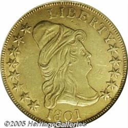 1801 $10 MS61 NGC. Breen-6843, B. 2-B, Taraszka-2