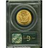Image 2 : 1879 $10 MS62 PCGS. Peach-gold surfaces reveal ni