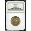 Image 1 : 1883-S $10 MS61 NGC. Lustrous yellow-gold surface