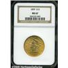 Image 3 : 1899 $10 MS67 NGC. A monumental example of this p