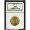 Image 1 : 1901 $10 MS64 NGC. This pleasing type coin exhibi