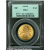 Image 1 : 1901 $10 MS64 PCGS. Apricot-gold surfaces display