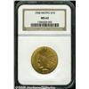 Image 1 : 1908 $10 Motto MS62 NGC. Sharply struck, with bri