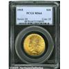 Image 1 : 1915 $10 MS64 PCGS. Beautiful orange and lime col