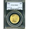 Image 1 : 1926 $10 MS64 PCGS. Peach-gold and light green su