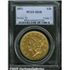 Image 1 : 1851 $20 XF45 PCGS. Extensively, but not heavily 