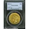 Image 1 : 1851-O $20 XF45 PCGS. A bright example that has g