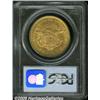 Image 2 : 1857 $20 AU55 PCGS. Softly struck with considerab