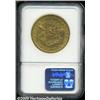 Image 4 : 1858-S $20 AU58 NGC. Luster remains in the protec