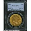Image 3 : 1865 $20 MS63 PCGS. A sharply struck Civil War Tw