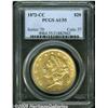 Image 3 : 1872-CC $20 AU55 PCGS. Typically abraded, as one 
