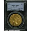 Image 3 : 1873-S $20 Open 3 AU58 PCGS. An attractive and lu