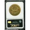Image 4 : 1874-CC $20 AU53 NGC. Copper-gold coloration over