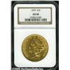 Image 1 : 1875 $20 AU58 NGC. Well struck and fully lustrous