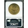 Image 2 : 1875-S $20 MS61 NGC. A scuffy appearance on the r