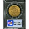Image 2 : 1877-S $20 AU58 PCGS. The design features display