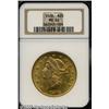 Image 1 : 1878 $20 MS62 NGC. Breen-7270, "Very rare." TWENT