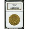 Image 3 : 1885-CC $20 AU58 NGC. A scarce "CC" Twenty that i