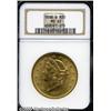 Image 1 : 1888-S $20 MS62 NGC. This pleasing and lustrous L