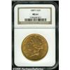 Image 1 : 1889-S $20 MS61 NGC. A somewhat subdued orange-go