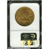 Image 2 : 1890 $20 MS60 NGC. Semi-bright straw-gold surface