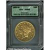 Image 1 : 1890-S $20 AU55 ICG. DOLLARS is nicely die double