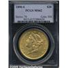 Image 1 : 1890-S $20 MS62 PCGS. Pleasant for the grade, thi
