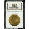 Image 1 : 1893-S $20 MS60 NGC. Boldly struck with rich lust