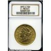 Image 1 : 1893-S $20 MS62 NGC. An apricot-gold example with
